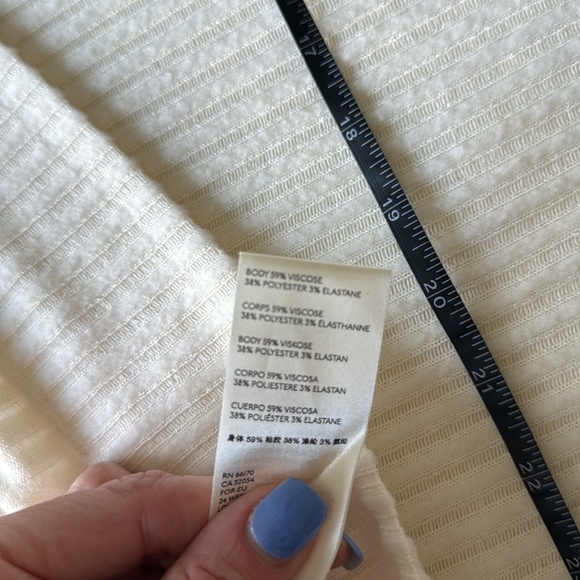 Maeve sweater ivory NWT Size L oversized gorgeous - Picture 10 of 11